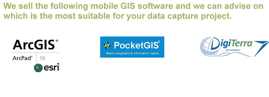 ArcPAD 10, PocketGIS for Android, DigiTerra 8 GIS Solutions