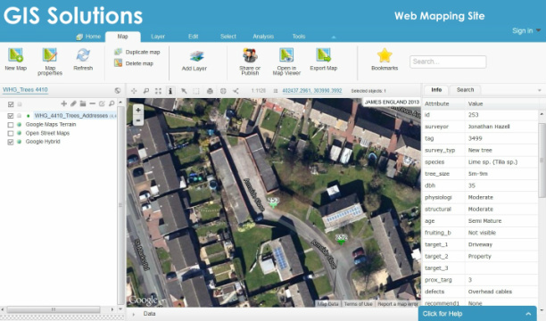 Web GIS - Mapping Consultant, GIS Solutions